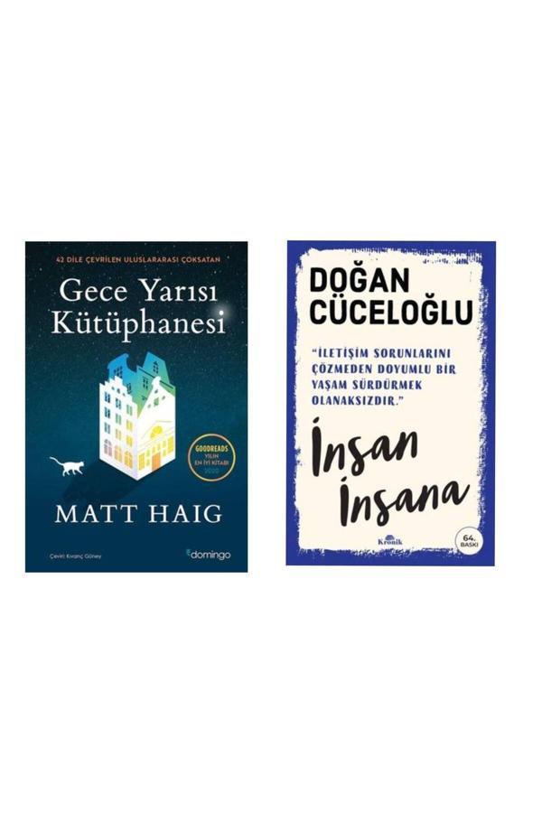 Gece Yarısı Kütüphanesi Matt Haig - İnsan İnsana - Doğan Cüceloğlu - Domingo Yayınevi - Image 1