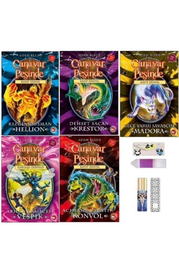 Adam Blade Canavar Peşinde Seti 8 (5 Kitap) - Beyaz Balina Yayınları - Image 1