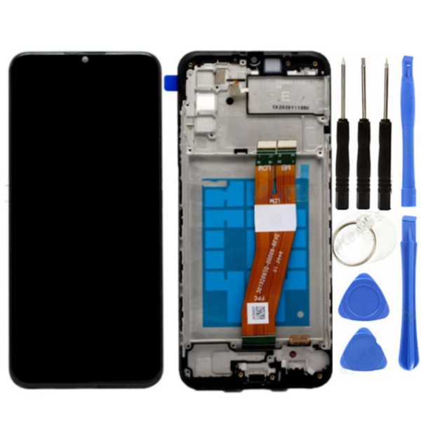 TE Samsung A02S A025F Uyumlu A Kalite Çıtalı Lcd Ekran +Tamir Seti  - Image 1