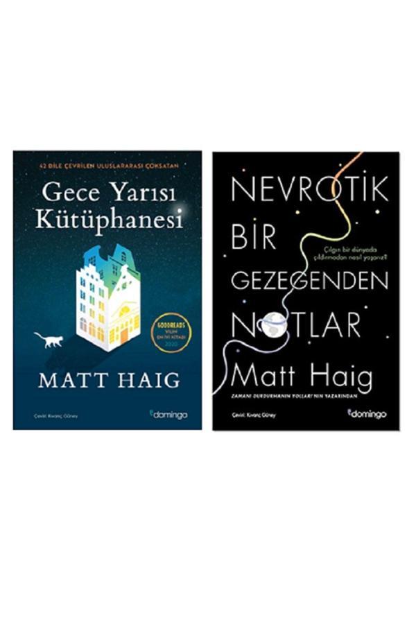 Gece Yarısı Kütüphanesi Nevrotik Bir Gezegenden Notlar Matt Haig - Domingo Yayınevi - Image 1