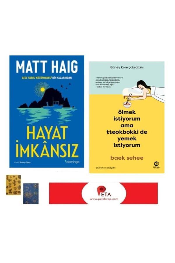 Hayat İmkansız - Ölmek İstiyorum Ama Tteokbokki De Yemek İstiyorum - ( 2 Not Defteri-Ayraç Hediye) - Domingo Yayınevi - Image 1