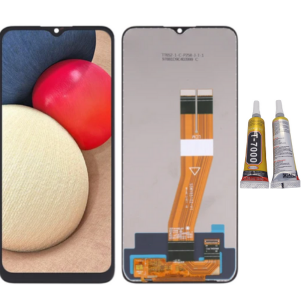 TE Samsung A02S A025F Uyumlu Oled Lcd Ekran Dokunmatik+B7000 - Image 1