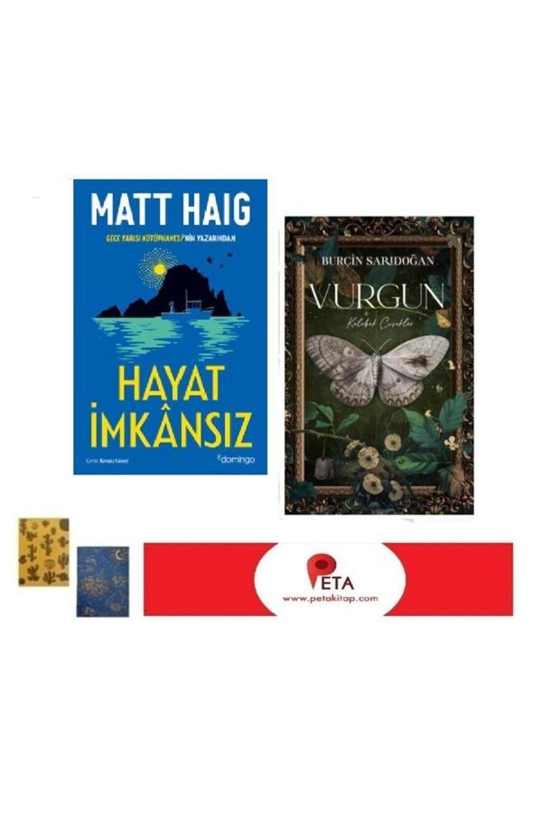 Hayat İmkansız - Vurgun – 1 Kelebek Çiçekler ( 2 Not Defteri - Peta Ayraç Hediye) - Domingo Yayınevi - Image 1