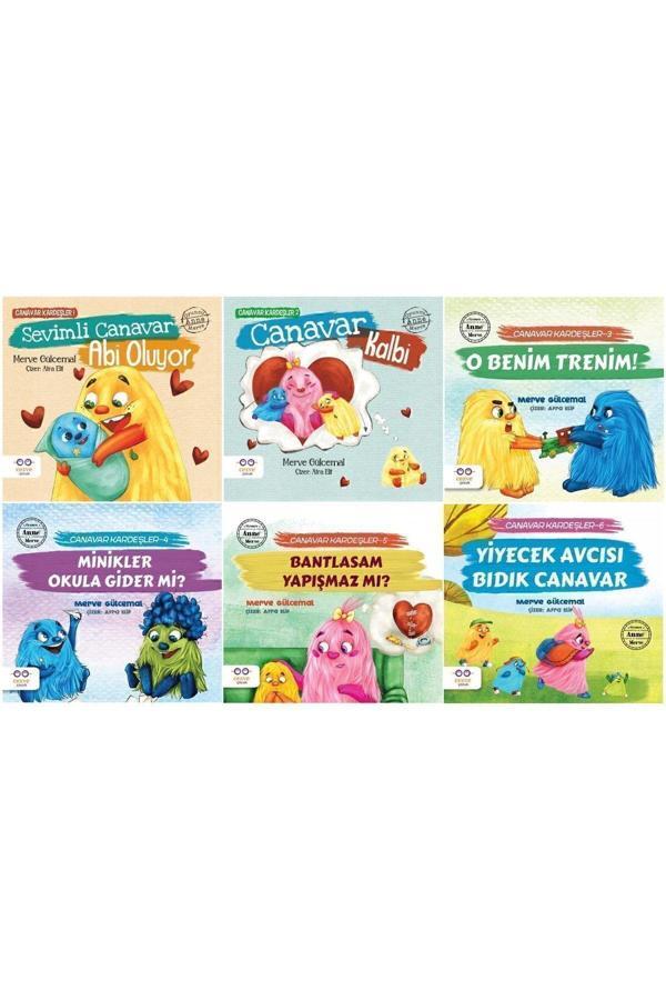 Canavar Kardeşler 6 Kitap Set - Merve Gülcemal - Cezve Çocuk - Image 1