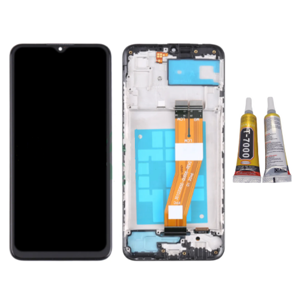 TE Samsung A03 A035F Uyumlu Çıtalı Lcd Ekran Dokunmatik + B7000 - Image 1