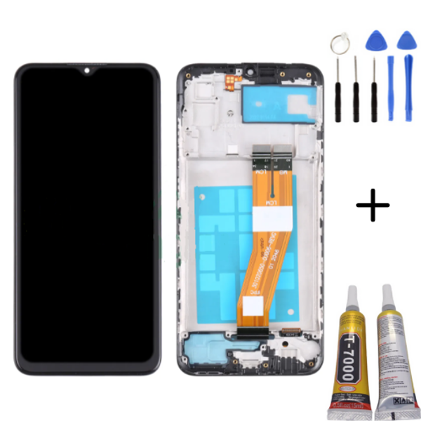 TE Samsung A03 A035F Uyumlu Çıtalı Lcd Ekran Dokunmatik +Full Set - Image 1