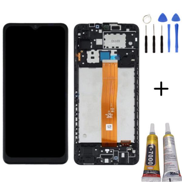 TE Samsung A12S A127F Uyumlu A Kalite Çıtalı Lcd Ekran +Montaj Kiti - Image 1