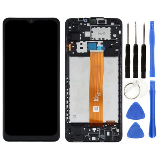 TE Samsung A12S A127F Uyumlu Çıtalı Lcd Ekran + Tamir Seti - Image 1