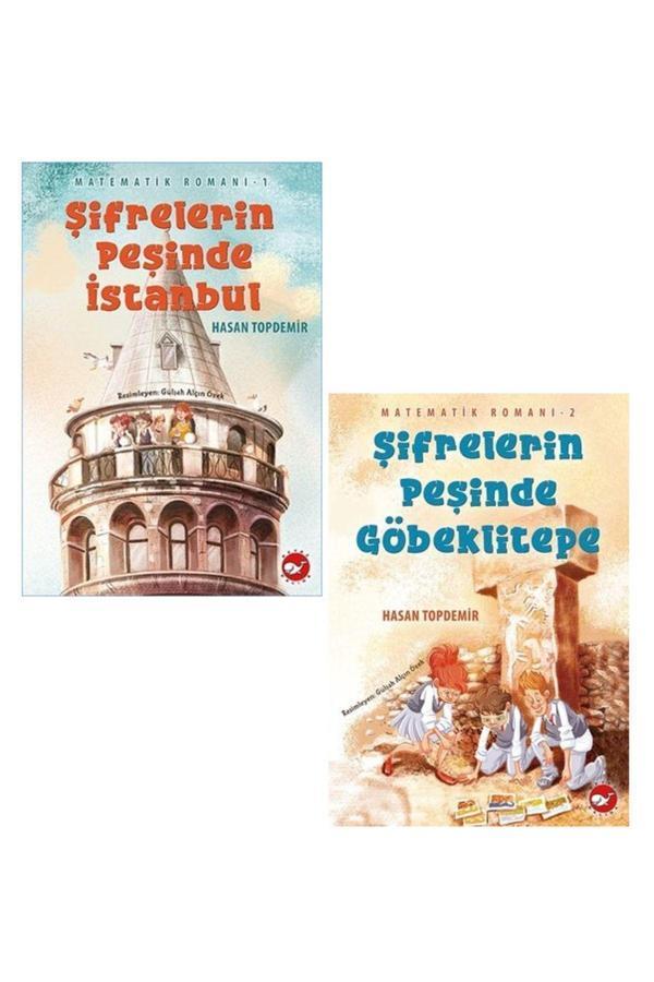 Matematik Romanı Serisi 2 Kitap Set - Şifrelerin Peşinde Istanbul + Şifrelerin Peşinde Göbeklitepe - Beyaz Balina Yayınları - Image 1