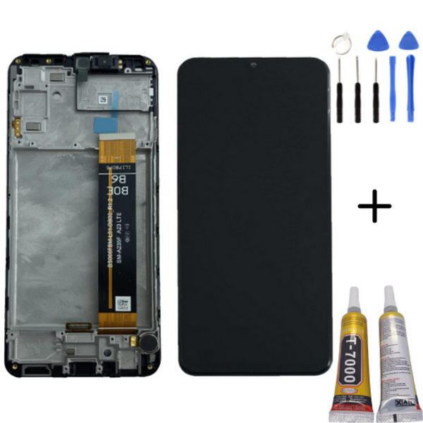 TE Samsung A23 A235F Uyumlu A Kalite Çıtalı Lcd Ekran +Montaj Kiti - Image 1