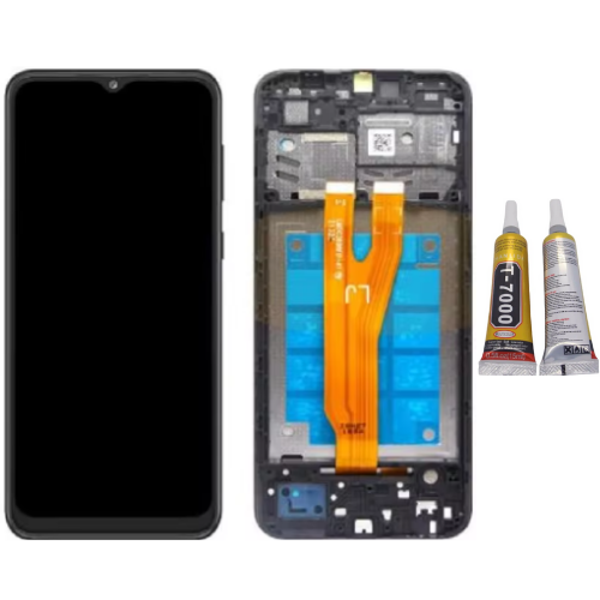 TE Samsung A03 Core A032F Uyumlu A Kalite Çıtalı Lcd Ekran B7000 - Image 1