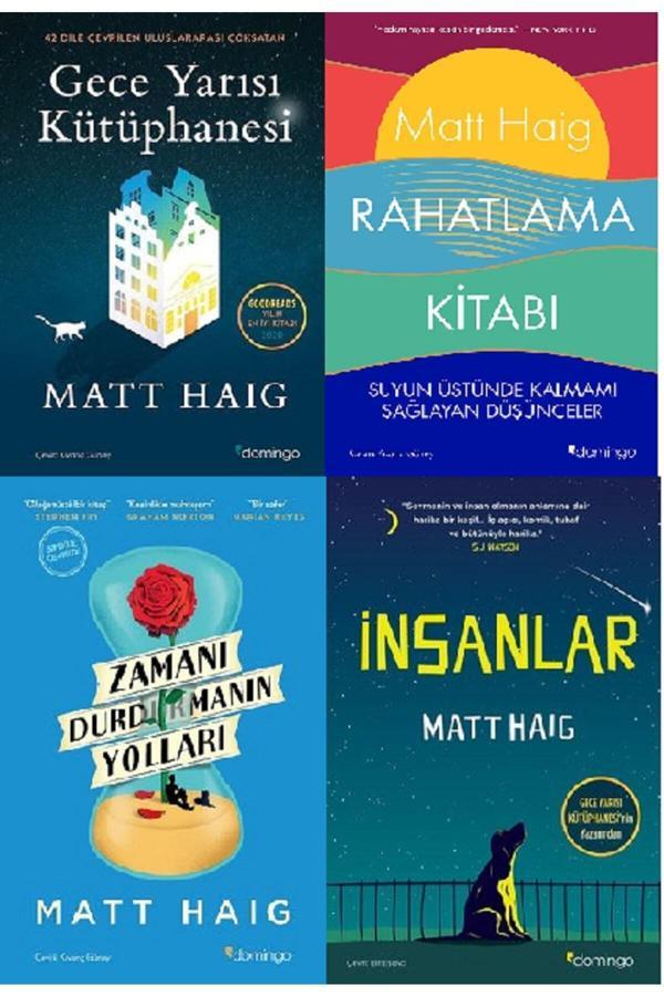 Matt Haig 4 Kitap Set ( Rahatlama Kitabı Yeni ) - Domingo Yayınevi - Image 1