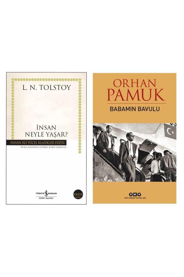 İnsan Neyle Yaşar? L. N. Tolstoy - Babamın Bavulu - Orhan Pamuk - İş Bankası Kültür Yayınları - Image 1
