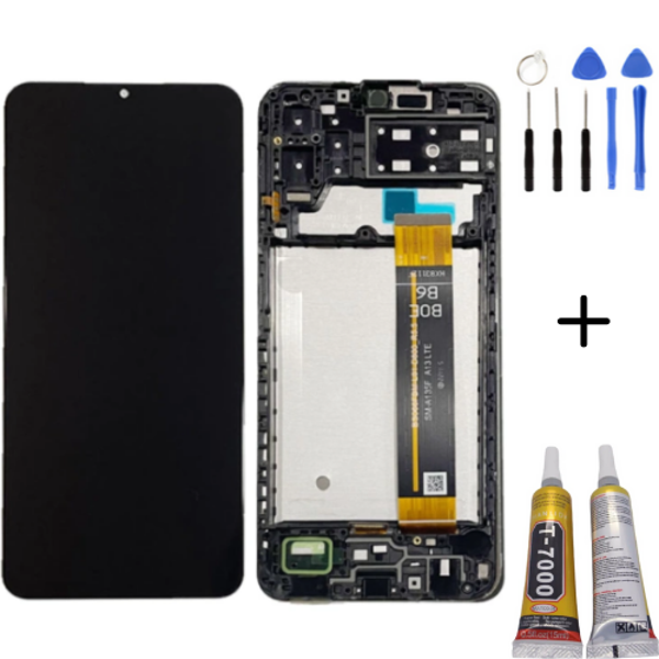 TE Samsung A13 A135F Uyumlu A Kalite Çıtalı Lcd Ekran +Montaj Kiti - Image 1
