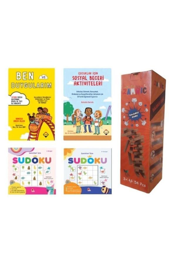 Ben Ve Duygularım - Sosyal Beceri Aktiviteleri - Sudoku 1-2-Jenga - Buzdağı Yayınevi - Image 1