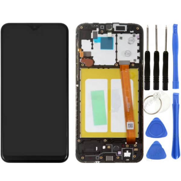 TE Samsung A20E A202F Uyumlu A Kalite Çıtalı Lcd Ekran + Tamir Seti - Image 1