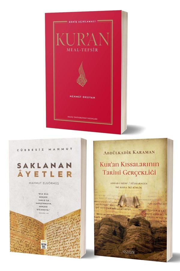 Haliç Üniversitesi Yayınları Kur’An Meal-Tefsir: Geniş Açıklamalı - Saklanan Ayetler - Kur’An Kıssalarının Tarihi Gerçekliği Set - Haliç Üniversitesi Yayınları - Image 1