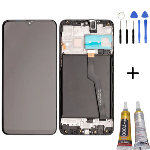 TE Samsung A10 A105F Uyumlu A Kalite Çıtalı Lcd Ekran +Montaj Kiti - Image 1