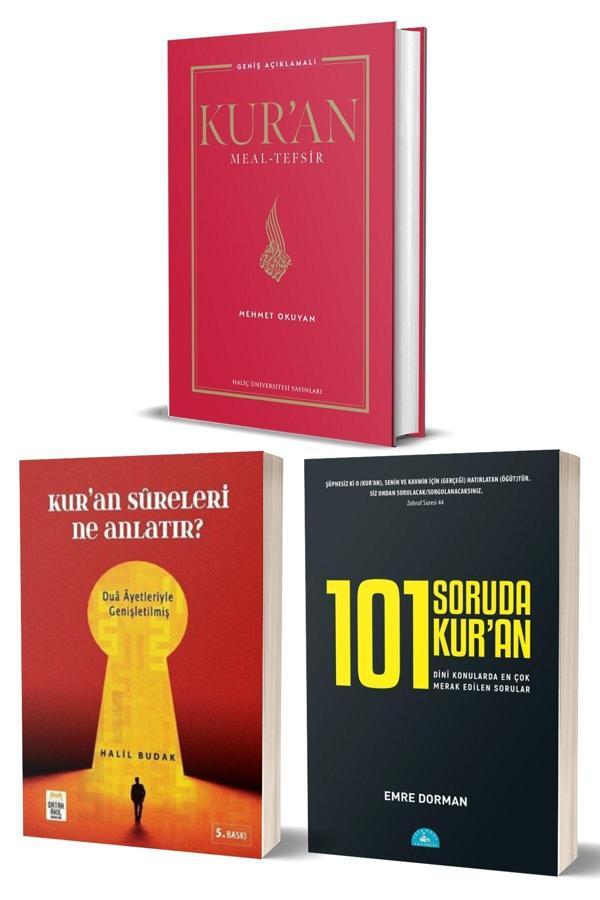Haliç Üniversitesi Yayınları Kur’An Meal-Tefsir: Geniş Açıklamalı - Kur’An Sureleri Ne Anlatır? - 101 Soruda Kur’An 3 Kitap Set - Haliç Üniversitesi Yayınları - Image 1