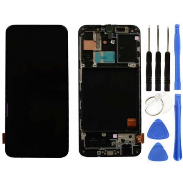 TE Samsung A40 A405F Uyumlu Çıtalı Lcd Ekran + Tamir Seti - Image 1
