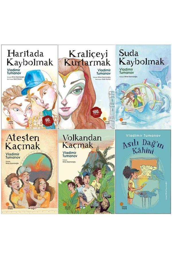 Vladimir Tumanov 6 Kitap Set - Kraliçeyi Kurtarmak - Haritada Kaybolmak - Volkandan Kaçmak - Günışığı Kitaplığı - Image 1