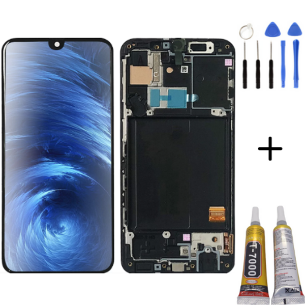 TE Samsung A40 A405F Uyumlu Çıtalı Lcd Ekran Servis + Montaj Kiti - Image 1