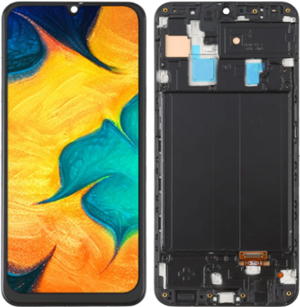 TE Samsung A30 A305F Uyumlu Çıtalı Lcd Ekran Dokunmatik Servis  - Image 1