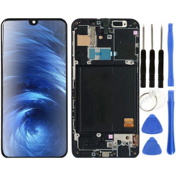 TE Samsung A40 A405F Uyumlu OLED Çıtalı Lcd Ekran + Tamir Seti - Image 1