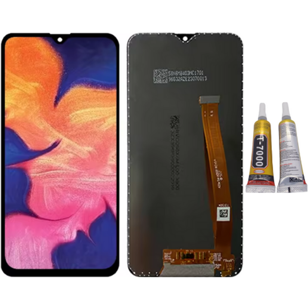 TE Samsung A20E A202F Uyumlu OLED Lcd Ekran + B7000 - Image 1