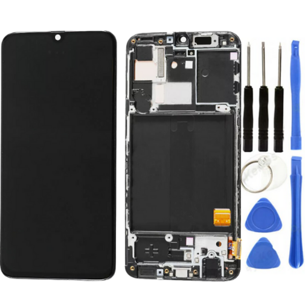 TE Samsung A40S A407F Uyumlu A Kalite Çıtalı Lcd Ekran + Tamir Seti - Image 1