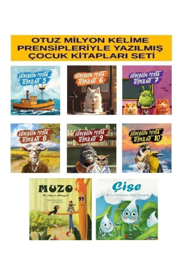 30 Milyon Kelime İle Yazılmış Güvercin Posta Teşkilatı 6 Kitap+Çise Ve Muzo Hikaye Kitabı Hediye - Buzdağı Yayınevi - Image 1