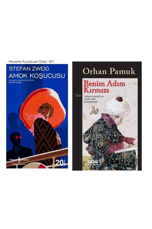 Amok Koşucusu Stefan Zweig - Benim Adım Kırmızı Orhan Pamuk - İş Bankası Kültür Yayınları - Image 1
