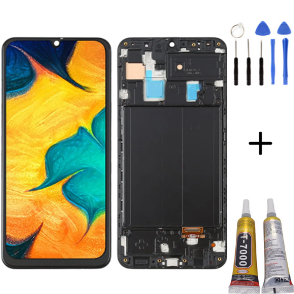 TE Samsung A50S A507F Uyumlu OLED Çıtalı Lcd Ekran + Montaj Kiti - Image 1