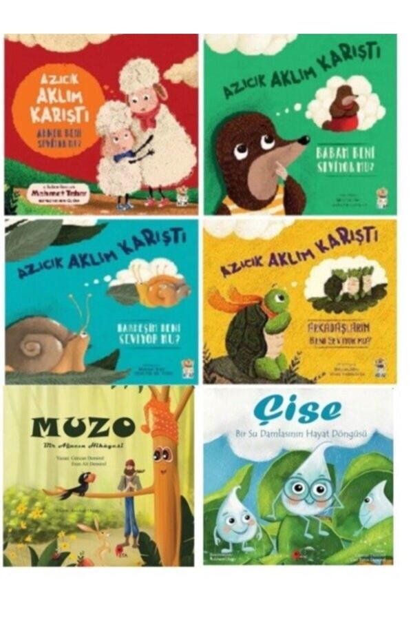Azıcık Aklım Karıştı Serisi 4 Kitap Set - Muzo Ve Çise Hediye - Sincap Kitap - Image 1