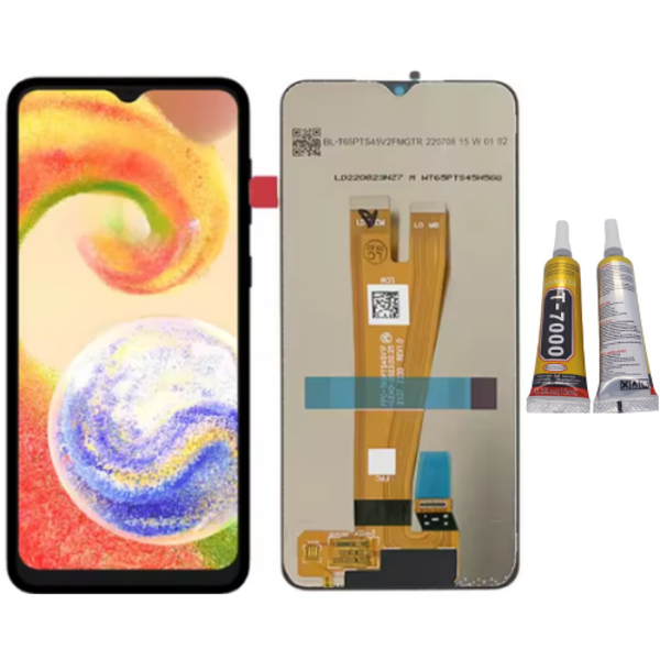 TE Samsung A04 A045F Uyumlu Lcd Ekran Dokunmatik Servis+ B7000 - Image 1