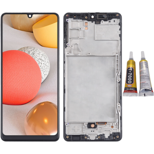TE Samsung A42 5G A426F Uyumlu Çıtalı Lcd Ekran Servis + B7000 - Image 1