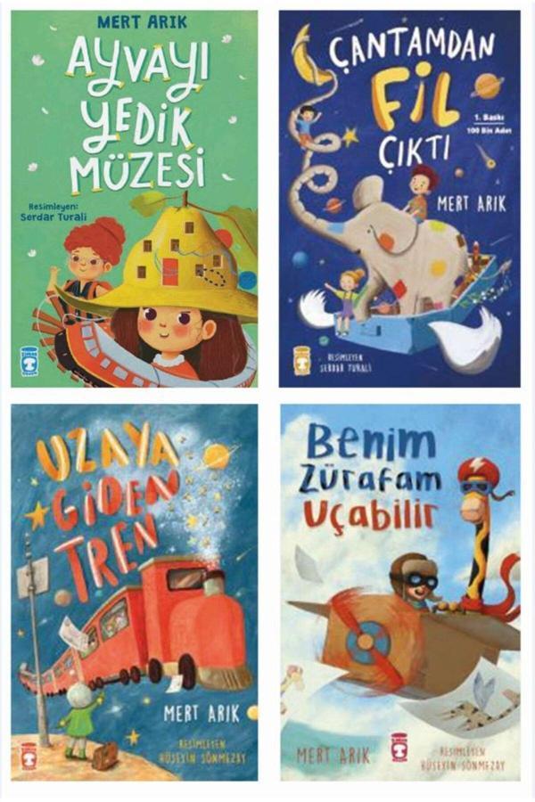 2. 3. 4. Sınıf Okuma Kitapları Ayvayı Yedik Müzesi - Çantamdan Fil Çıktı - Uzaya Giden Tren - Benim - Timaş Çocuk - Image 1