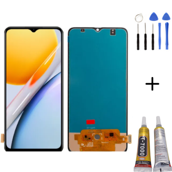 TE Samsung A70S A707F Uyumlu OLED Lcd Ekran + Montaj Kiti - Image 1