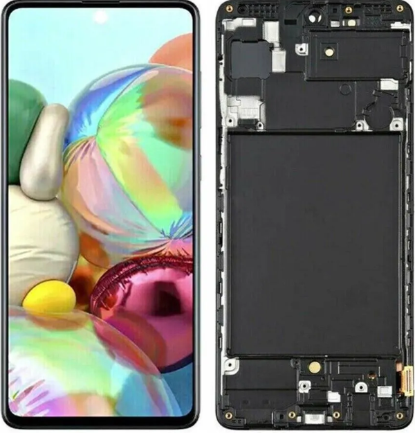 TE Samsung A71 A715F Uyumlu Çıtalı Lcd Ekran Dokunmatik Servis - Image 1