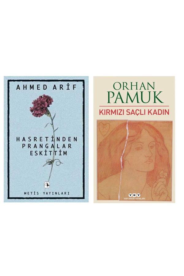 Hasretin Prangalar Eskittim - Ahmed Arif - Kırmızı Saçlı Kadın - Orhan Pamuk - Metis Yayınları - Image 1