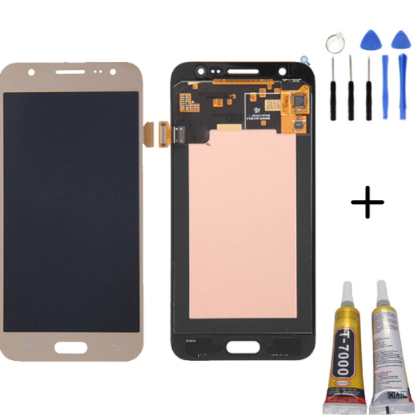 TE Samsung J5 Prime G570 Uyumlu Lcd Ekran Gold + Montaj Kiti - Image 1