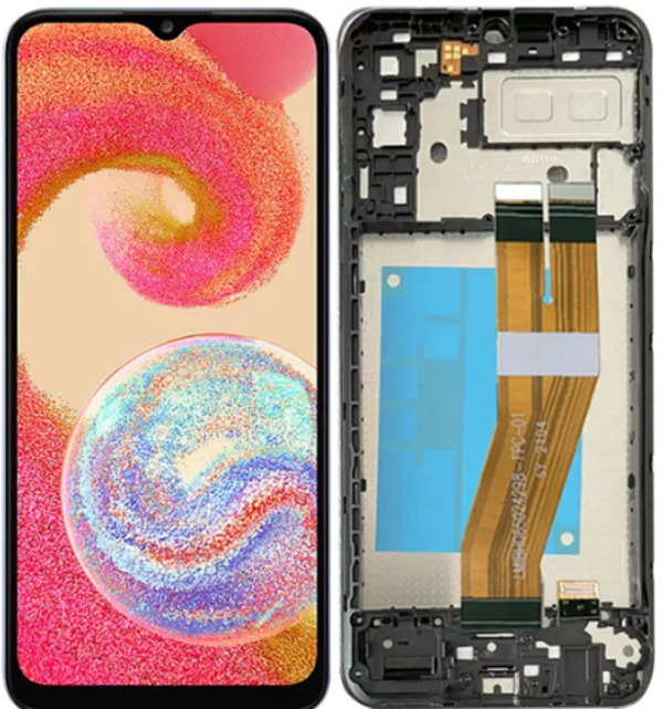 TE Samsung A04E A042F Uyumlu Çıtalı Lcd Ekran Dokunmatik Servis - Image 1