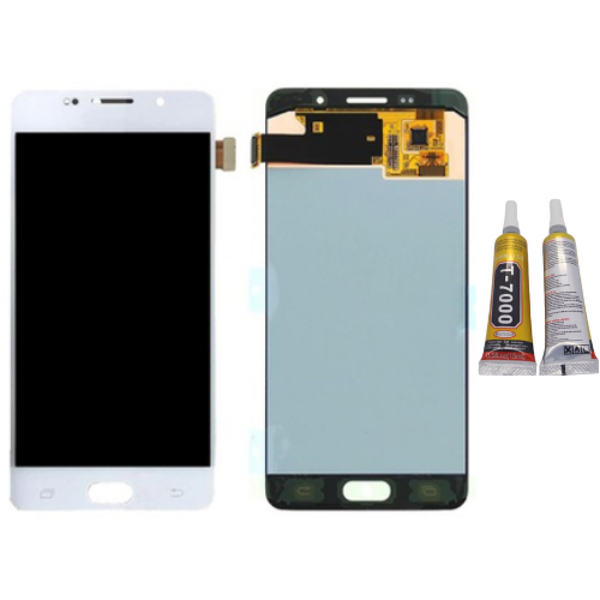TE Samsung A5 2016 A510F Uyumlu Lcd Ekran Beyaz + B7000 - Image 1