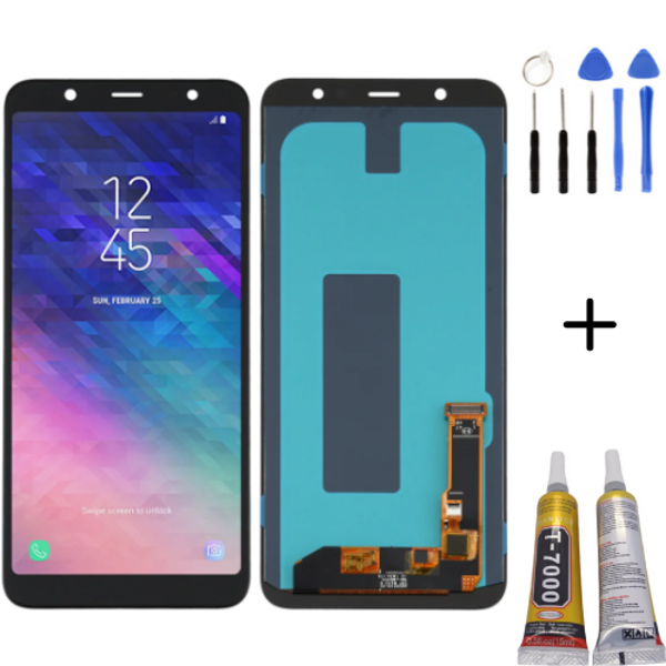 TE Samsung A6 Plus A600F Uyumlu OLED Lcd Ekran +Montaj Kiti - Image 1