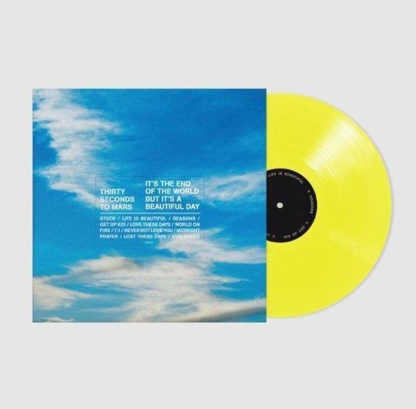 30 Seconds To Mars It's The End Of The World But It's A Beautiful Day, Yellow Plak - Image 1