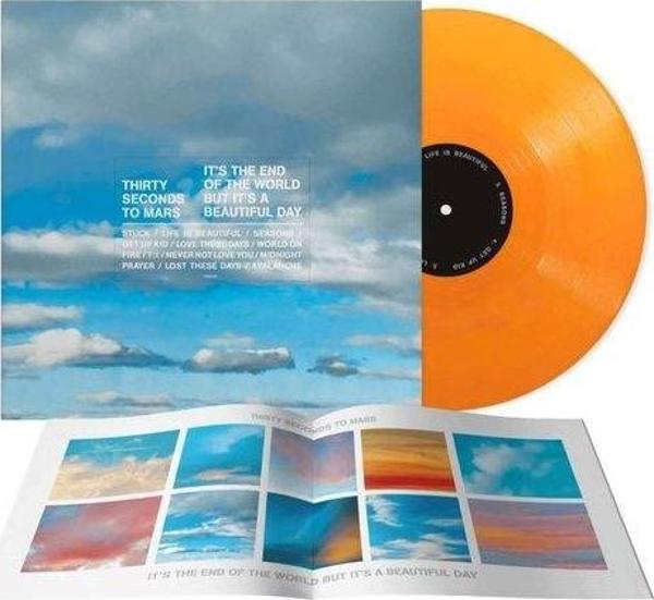 30 Seconds To Mars It's The End Of The World But It's A Beautiful Day,Limited Edition, Orange Opaque - Image 1