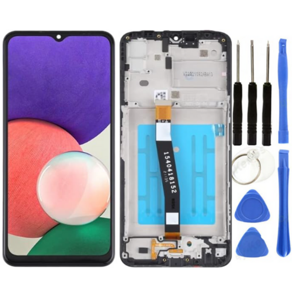 TE Samsung A22 5G A226F  Uyumlu OLED Çıtalı Lcd Ekran + Tamir Seti - Image 1