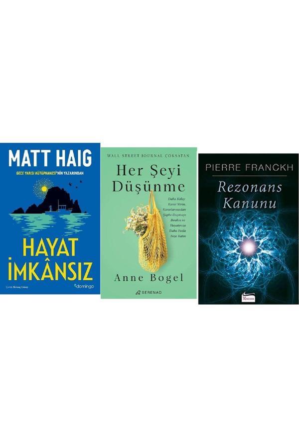 Hayat İmkansız + Her Şeyi Düşünme + Rezonans Kanunu 3 Kitap Set - Serenad - Image 1