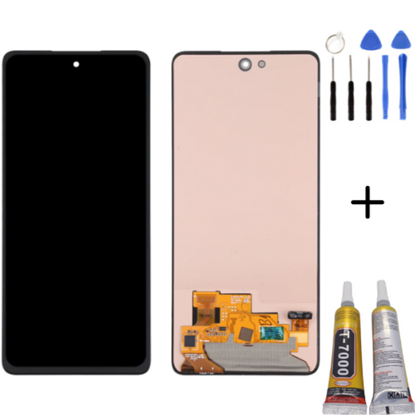 TE Samsung A52 4G A525F Uyumlu Lcd Ekran Dokunmatik+Montaj Kiti - Image 1
