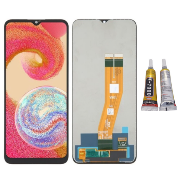 TE Samsung A04E A042F Uyumlu OLED Lcd Ekran + B7000 - Image 1